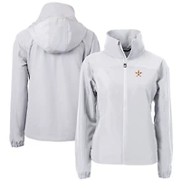 Women's Cutter & Buck  Gray Houston Astros Charter Eco Recycled Full-Zip Jacket