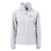 Women's Cutter & Buck  Gray Houston Astros Charter Eco Recycled Full-Zip Jacket