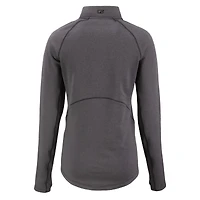 Haut à demi-zip raglan en polaire écologique recyclée Peshastin Peshastin, noir chiné, pour femme, de Cutter & Buck, Houston Astros.
