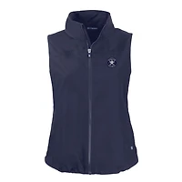 Gilet zippé entièrement recyclé pour femme Cutter & Buck Navy Houston Astros Charter Eco