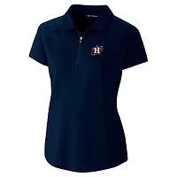 Women's Cutter & Buck  Navy Houston Astros City Connect Forge Stretch Polo