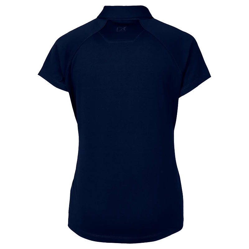 Women's Cutter & Buck Navy Houston Astros City Connect Forge Stretch Polo