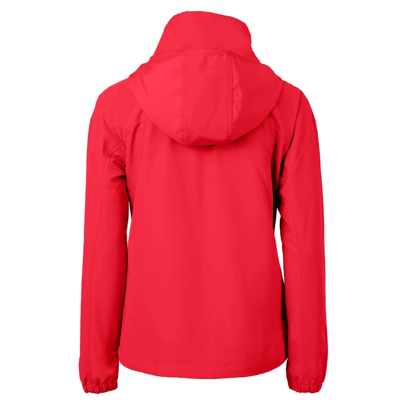 Women's Cutter & Buck Red Houston Astros Charter Eco Recycled Full-Zip Jacket