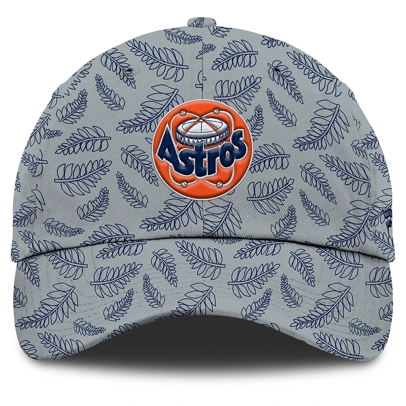 Casquette ajustable grise pour femme Fanatics des Astros de Houston, collection Cooperstown