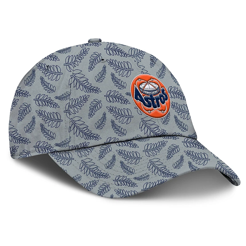 Casquette ajustable grise pour femme Fanatics des Astros de Houston, collection Cooperstown