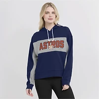 Women's Fanatics Navy Houston Astros Filled Stat Sheet Pullover Hoodie
