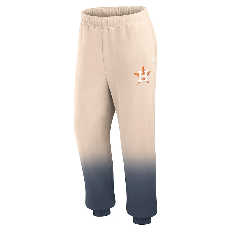 Women's Fanatics Tan/Navy Houston Astros Luxe Ombre Lounge Pants