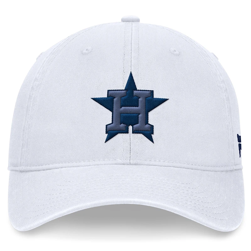 Women's Fanatics White Houston Astros Tonal Adjustable Hat