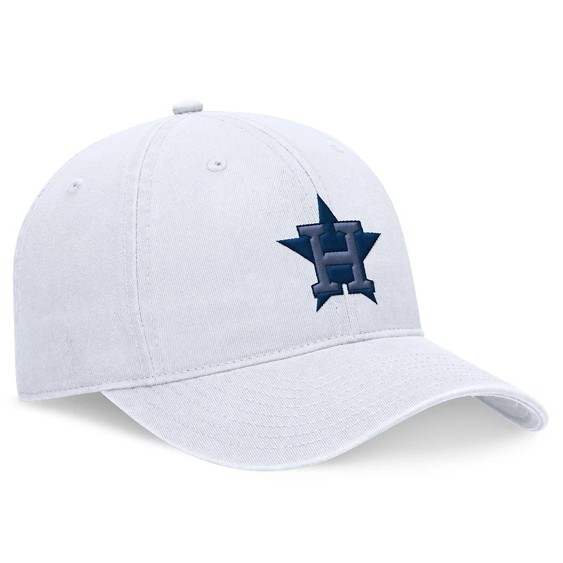 Women's Fanatics White Houston Astros Tonal Adjustable Hat