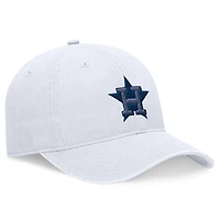 Women's Fanatics White Houston Astros Tonal Adjustable Hat