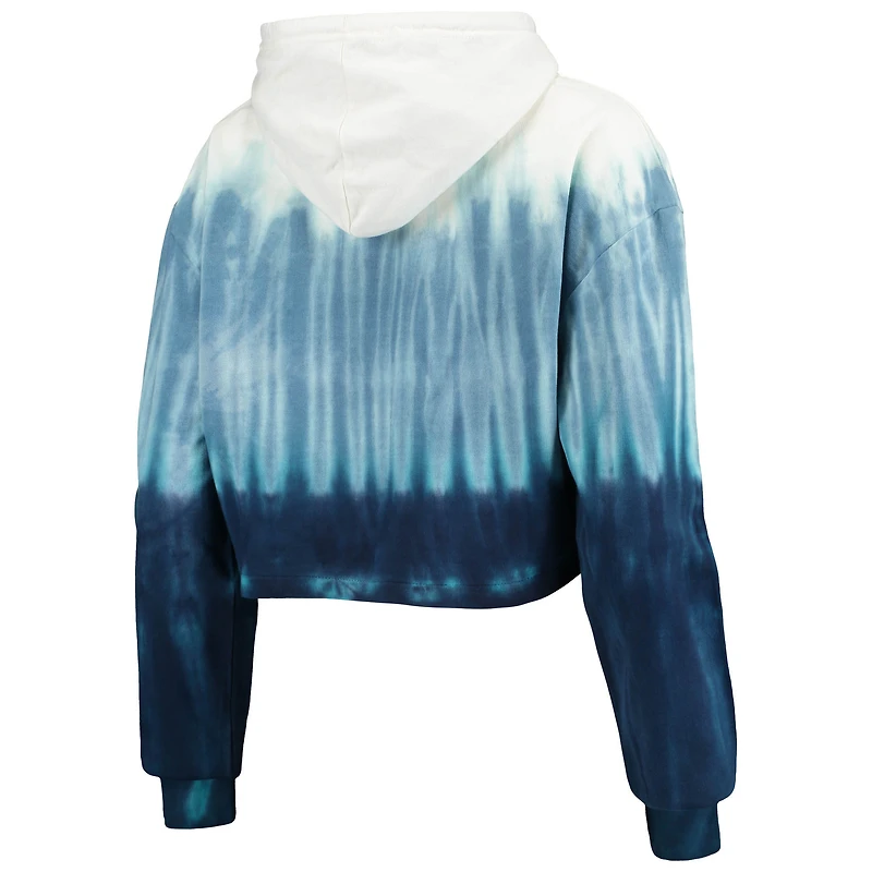 Women's FOCO Navy Houston Astros Dip-Dye Hoodie T-Shirt and Pants Sleep Set