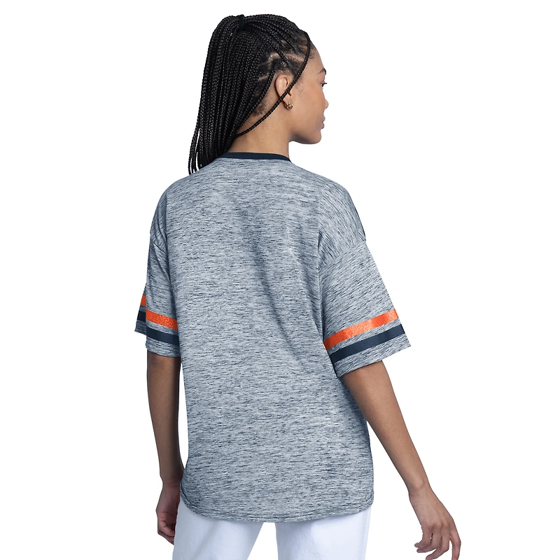 Haut oversize G-III 4Her pour femme par Carl Banks, bleu marine, Houston Astros, hors saison