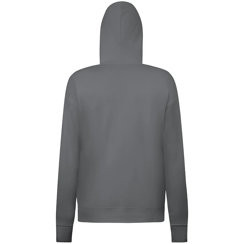 Women's Levelwear Gray Houston Astros Adorn Banner Arch Pullover Hoodie