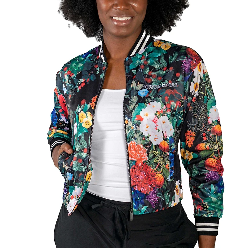 Women's Lusso Black Houston Astros Marissa Full-Zip Jacket