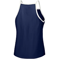 Women's Lusso  Navy Houston Astros Nadine Halter Tank Top