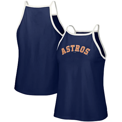 Débardeur à licou pour femme Houston Astros Nadine bleu marine Lusso