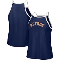 Débardeur à licou pour femme Houston Astros Nadine bleu marine Lusso