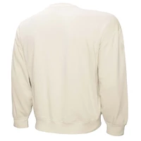 Women's Mitchell & Ness Cream Houston Astros Cooperstown Collection Laurel Crew Pullover Sweatshirt