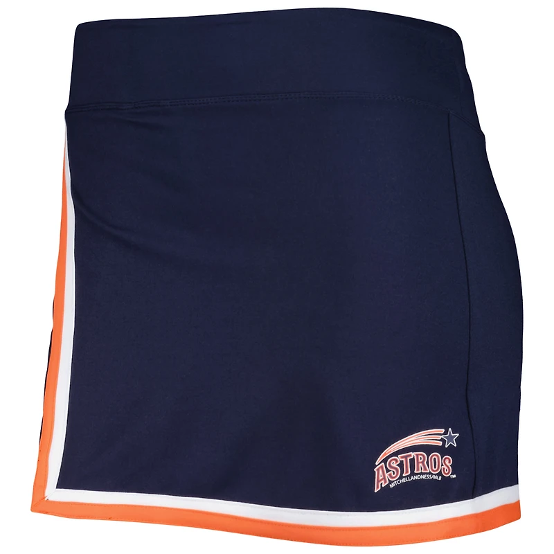 Jupe-short pour femme Houston Astros Mitchell & Ness bleu marine