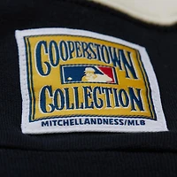 Women's Mitchell & Ness  Orange/Black Houston Astros Cooperstown Collection Blocked Fleece Pullover Sweatshirt