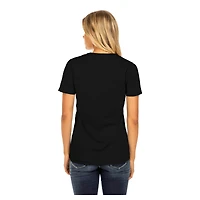 Women's New Era Black Houston Astros Día de los Muertos V-Neck T-Shirt