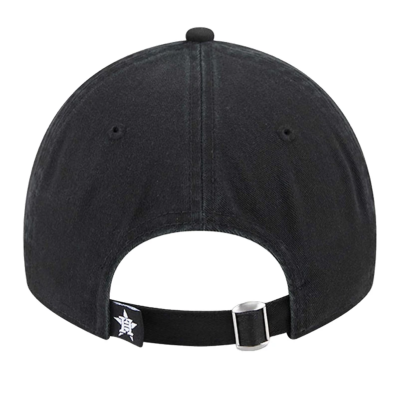 Casquette ajustable Glitz 9TWENTY noire New Era pour femme des Astros de Houston