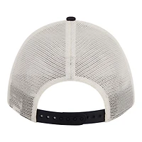 Casquette trucker ajustable New Era pour femme, beige clair/marine, Houston Astros Retro 9FORTY M-Crown A-Frame