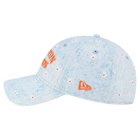Women's New Era  Light Blue Houston Astros Daisy All Over 9TWENTY Adjustable Hat