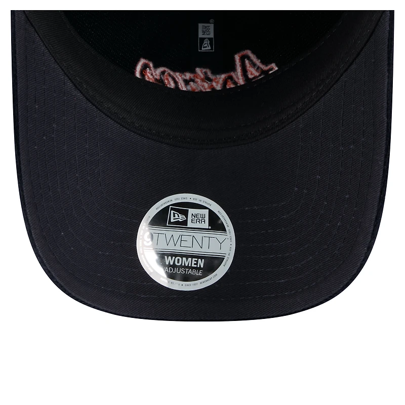 Women's New Era Navy Houston Astros Corduroy 9TWENTY Adjustable Hat