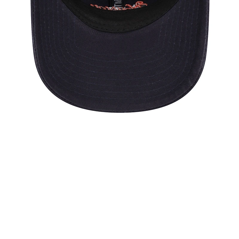 Women's New Era Navy Houston Astros Script 9TWENTY Adjustable Hat