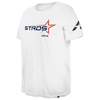 Women's New Era  White Houston Astros 2025 City Connect Plus T-Shirt