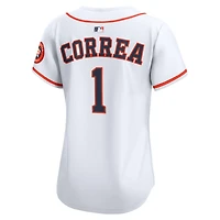 Maillot Nike Carlos Correa blanc pour femme, édition limitée, domicile des Astros de Houston