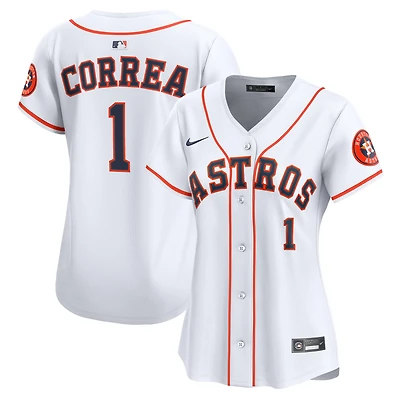 Maillot Nike Carlos Correa blanc pour femme, édition limitée, domicile des Astros de Houston