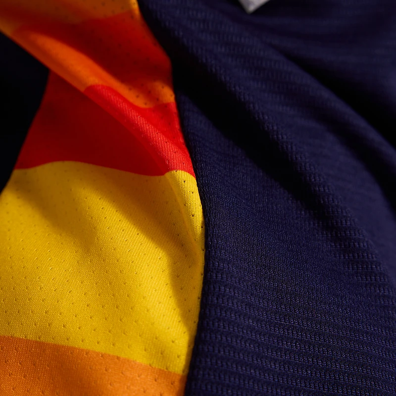 Maillot réplique alternatif Nike Jose Altuve bleu marine des Astros de Houston pour femme