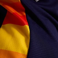 Maillot réplique alternatif Nike Jose Altuve bleu marine des Astros de Houston pour femme