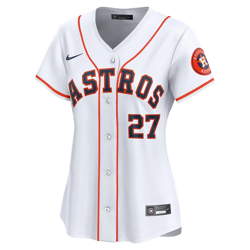 Maillot Nike Jose Altuve blanc Houston Astros domicile édition limitée pour femme
