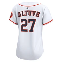 Maillot Nike Jose Altuve blanc Houston Astros domicile édition limitée pour femme