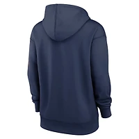 Women's Nike  Navy Houston Astros 2025 City Connect Authentic Collection Performance Pullover Hoodie