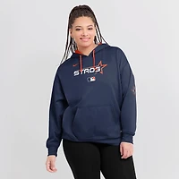 Women's Nike  Navy Houston Astros 2025 City Connect Authentic Collection Performance Pullover Hoodie