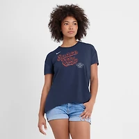 T-shirt Nike bleu marine Houston Astros 2025 City Connect Flowy Fashion Tri-Blend Dri-FIT pour femme