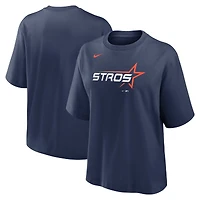 T-shirt Nike bleu marine pour femme avec logo City Connect des Houston Astros 2025