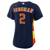 Maillot réplique de joueur alternatif des Astros Houston Nike bleu marine pour femme