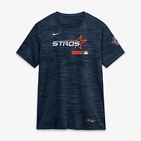Women's Nike Navy Houston Astros Authentic Collection City Connect Velocity Dri-FIT T-Shirt