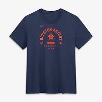 Women's Nike Navy Houston Astros Authentic Collection Early Work Tri-Blend Dri-FIT T-Shirt