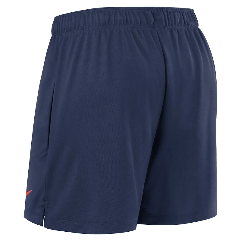Short en tricot Nike bleu marine Houston Astros Authentic Collection pour femme