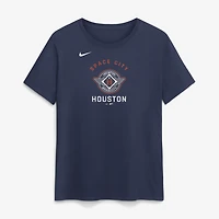 T-shirt Nike City Connect Arch pour femme, bleu marine, Houston Astros