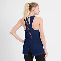 Débardeur Nike bleu marine Houston Astros à dos ouvert et croisé Dri-FIT pour femme