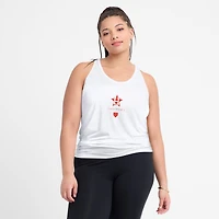 Débardeur Nike blanc Houston Astros à dos ouvert et croisé Dri-FIT pour femme