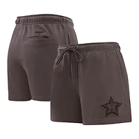 Short en polaire marron neutre Pro Standard pour femmes, Houston Astros