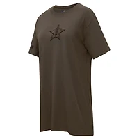 Robe t-shirt neutre Pro Standard marron des Astros de Houston pour femmes